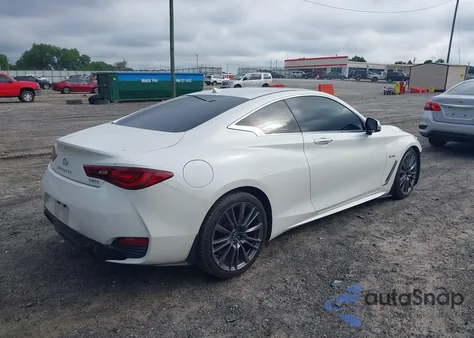 2017 Infiniti Q60 3.0T Red Sport 400 z USA, uszkodzony, nr VIN JN1FV7EK1HM610415